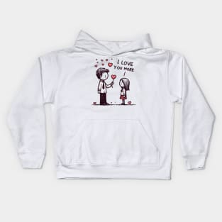 Love You More Kids Hoodie